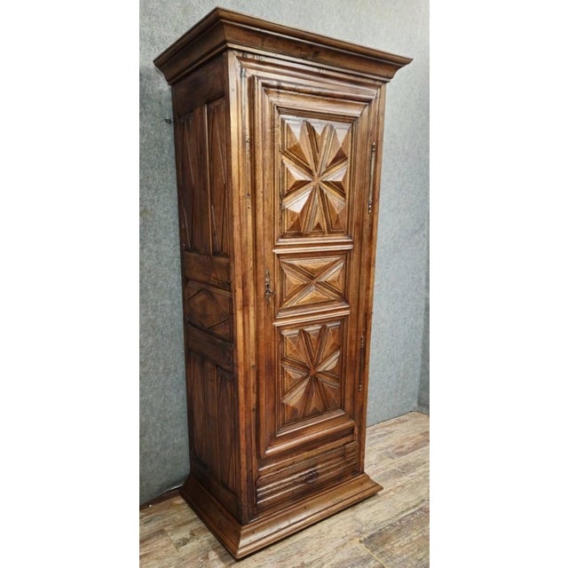 Antique Wooden Wardrobe, 1800s For Sale - Image 3 of 10