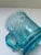 Glass Vintage Turquoise Glass Cup For Sale - Image 7 of 8