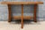 Gorgeous oak deco style console table. Very clean with great lines. Has lower shelf. Top has tiered inner edges as seen in...