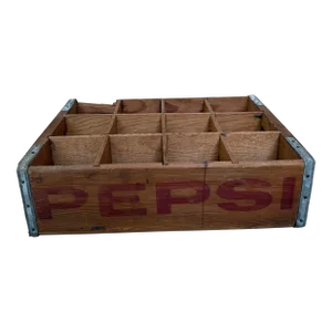 Vintage Wooden Pepsi Cola Crate From Vancouver-Longview