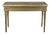 Console Table with Redone Marble Top For Sale