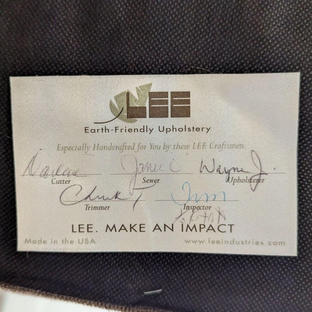 Brown Lee Industries Modern Sleeper Sofa With Cushions For Sale - Image 8 of 10