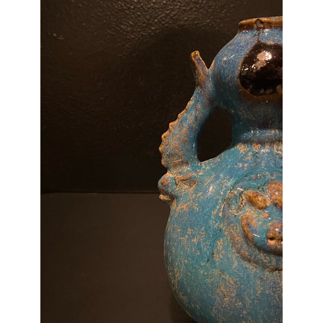 19th Century 19th Century June Ware Pottery With Black Dot For Sale - Image 5 of 6