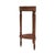 Spritely Home Accent Furniture Bellini Demilune Console Table, Medium Brown For Sale - Image 4 of 7