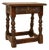 19th Century English Oak Carved Joint Stool For Sale