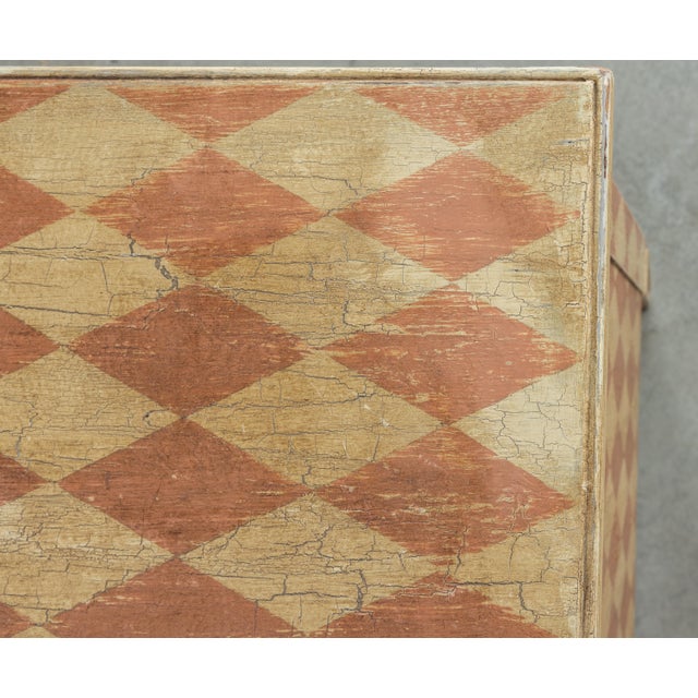 Italian Neoclassical Chest of Drawers in Sanguine Harlequin Finish For Sale - Image 9 of 9