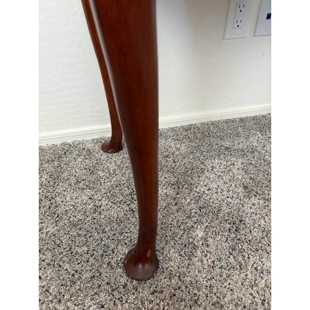1960s Henkel Harris Wild Cherry Lady Astor Writing Desk For Sale In Phoenix - Image 6 of 17