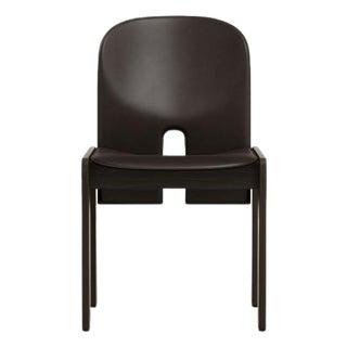 Scarpa 121 Chair in Wood and Leather by Afra & Tobia Scarpa For Sale
