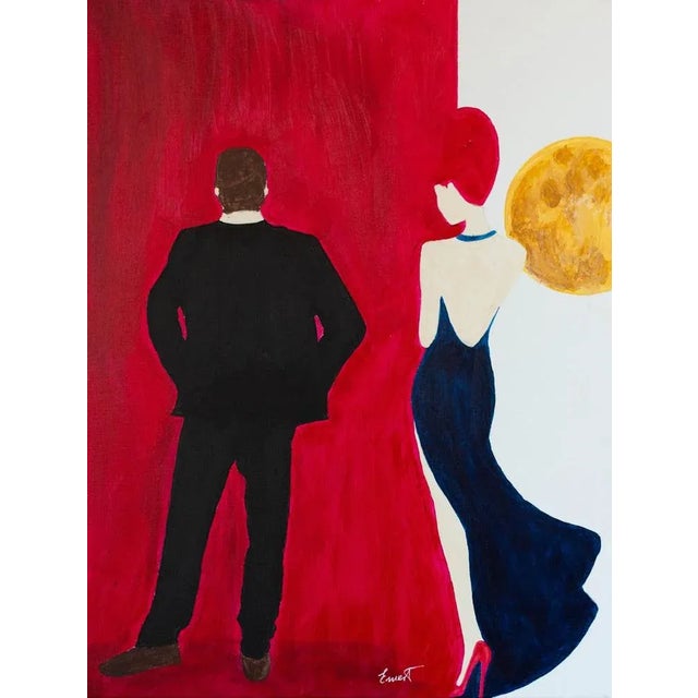 Ernest Carneado Ferreri, Entrando al baile, 2000s, Acrylic Painting For Sale - Image 6 of 6