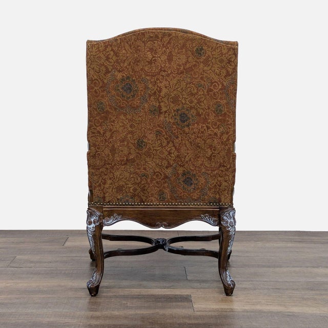 2000 - 2009 Elegant Clutter Victorian Style Armchair For Sale - Image 5 of 10