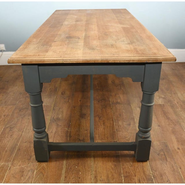 English Farmhouse Dining Table For Sale - Image 9 of 12