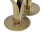 1940s Mid-Century Swedish Brass Candlesticks - a Pair For Sale - Image 5 of 8