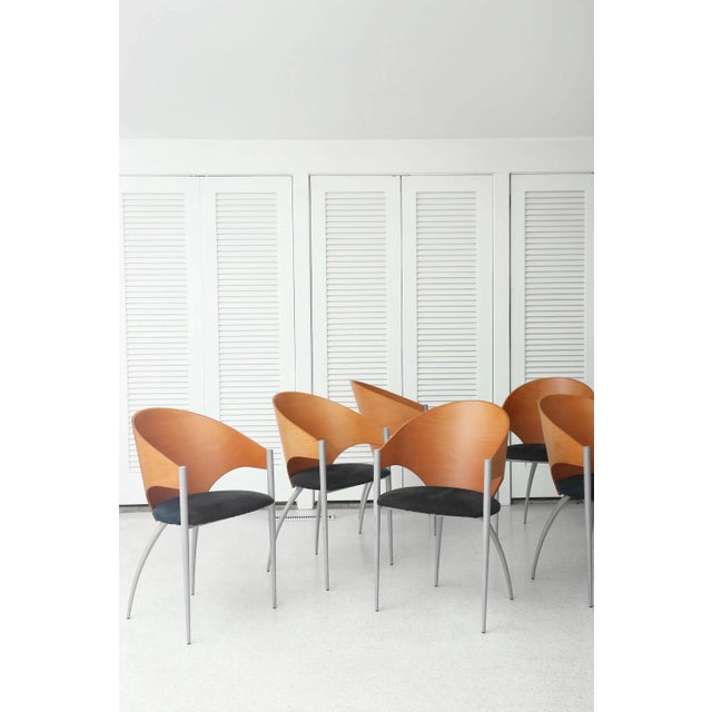 Late 20th Century Cattelan Italia Dining Chairs- Set of 6 For Sale - Image 11 of 12