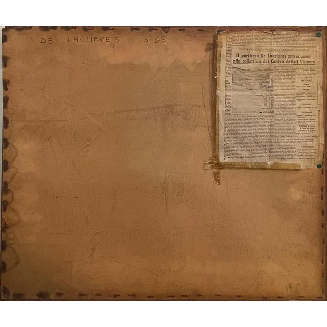 Pietro Virgilio Lietti, Figures Along The Canal, 1900s, Oil on Panel, Framed For Sale - Image 7 of 8