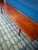 Long Drexel Mid-Century Modern Walnut Bench Coffee Table | Danish Modern Entry Bench For Sale - Image 9 of 12
