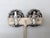 Vintage 1950s Signed Napier Silvertone Round Knight With Shield Clip Earrings-2 Pieces For Sale In Philadelphia - Image 6 of 8