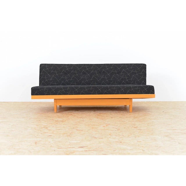 Black Vintage Sofa Bed by Huldreich Altorfer for Aermo For Sale - Image 8 of 8