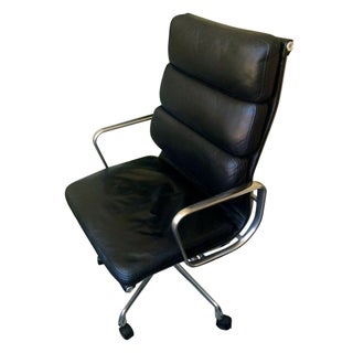 Vintage Eames Soft Pad Executive Chair For Sale