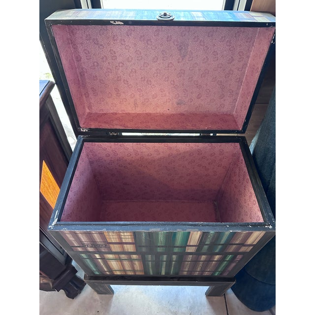 Black 1970s Side Table Trunk For Sale - Image 8 of 10