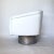 Milo Baughman White Leather & Chrome Swivel Chair Attributed to Milo Baughman For Sale - Image 4 of 8
