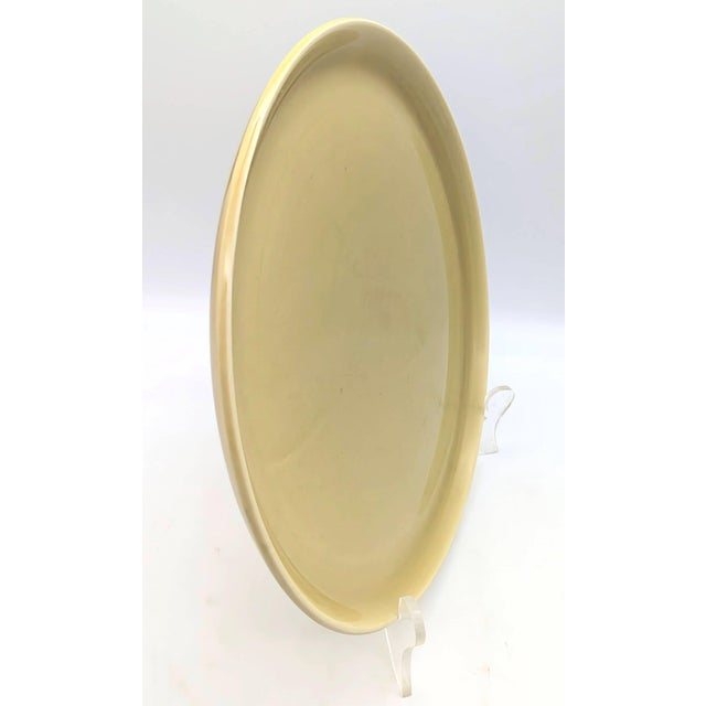Mid 20th Century Steubenville "American Classic Chartreuse" Dinner Plates by Russell Wright, Set of 9 For Sale In Miami - Image 6 of 11