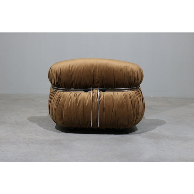 Set of Lounge Chair and Ottoman by Afra & Tobia Scarpa for Cassina, 1970s For Sale - Image 9 of 12