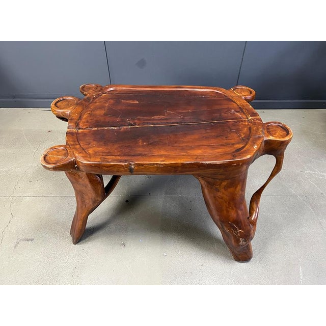 Large Olive Tree Root Chairs, 1960s, Set of 5 For Sale - Image 14 of 18