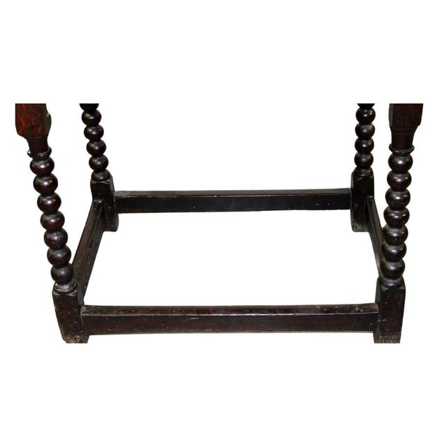 Welch Oak Side Table For Sale In Birmingham - Image 6 of 6