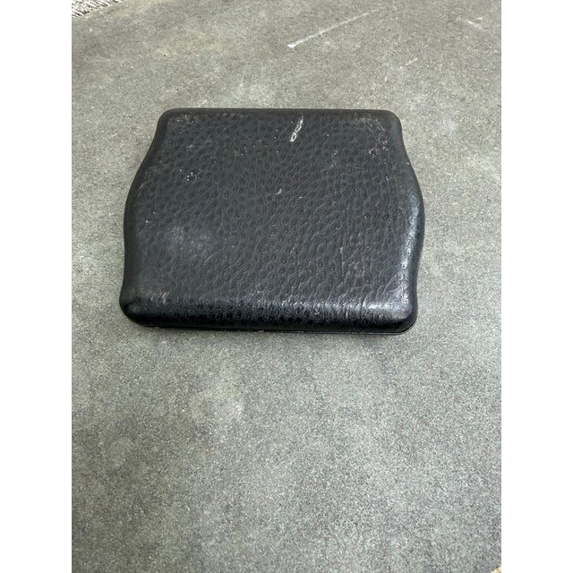 1920s Evan Art Deco Machine Age Cigarette Case Holder Lighter Black Enamel Chrome For Sale - Image 9 of 9