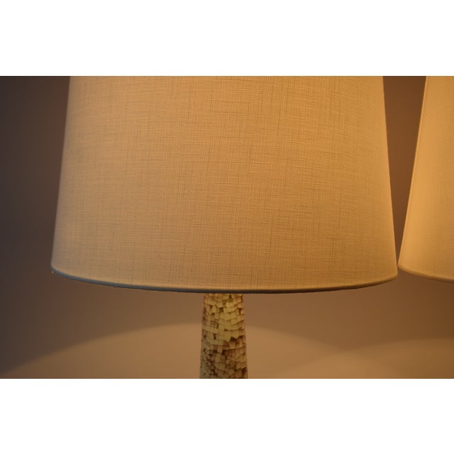 Danish Table Lamps in Blue Glaze by Marianne Starck for MA&S 1960s, Set of 2 For Sale - Image 14 of 15