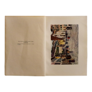1905 Italian Original Print - The Piazza at Pietra Santa, Viareggio - From Book Florence & Some Tuscan Cities (1905)