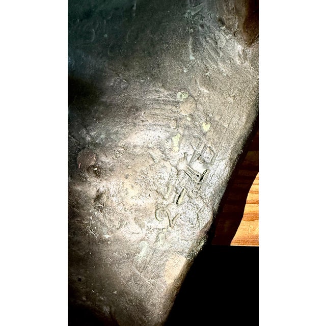 Bernard Reder, Rare Large Modernist Bronze Sculpture Woman with Bull Bernard Reder, 1957 For Sale In Miami - Image 6 of 10