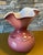 Glass Vintage Mauve Art Glass Bulbous Handkerchief Vase For Sale - Image 7 of 10