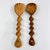 Early 20th Century Maasai Olivewood Serving Spoon and Fork Set Kenya For Sale - Image 10 of 10