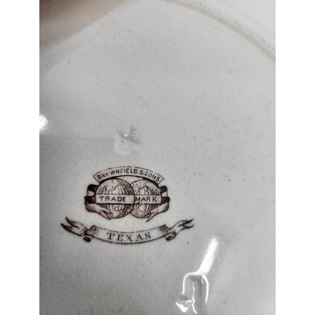 Antique Victorian Plates by Brownfield & Sons, 1880, Set of 8 For Sale - Image 15 of 17