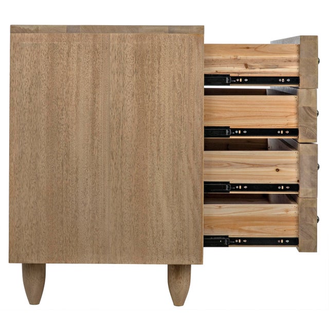 NOIR Diamond Walnut Chest in Washed Walnut For Sale In Los Angeles - Image 6 of 8