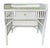 Traditional Mid 20th Century Wicker Rattan Desk For Sale - Image 3 of 18
