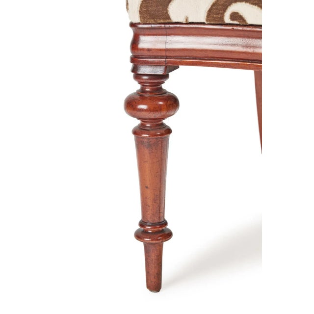 These are an outstanding pair of 19th century Victorian antique mahogany balloon back chairs. The circular backs have a...