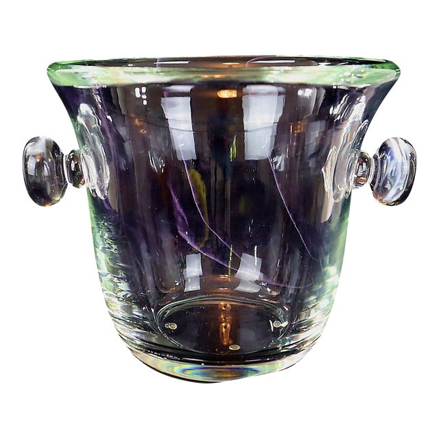 1980s Karl Springer Signed Ice Bucket For Sale