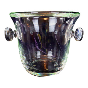 1980s Karl Springer Signed Ice Bucket
