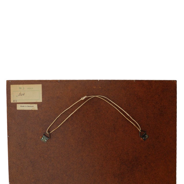 Brown Danish Modern Teak Mirror by Jansen Spejle, Denmark, 1950s For Sale - Image 8 of 10