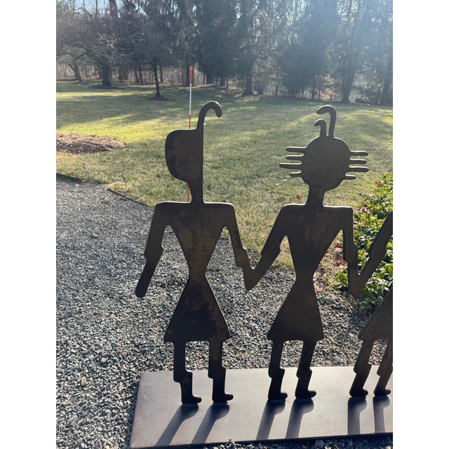 Sienna Fabulous Figural Garden Sculpture by Artist Doug Weigel For Sale - Image 8 of 9