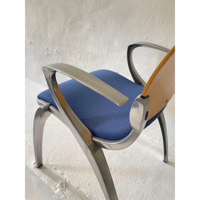 Metal Postmodern Armchair from Sedus, Germany, 1990s For Sale - Image 7 of 12