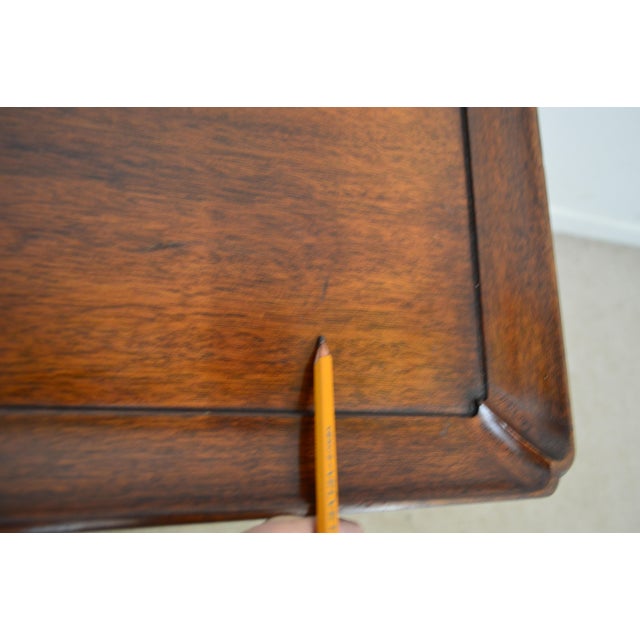 Wood Henkel Harris Mahogany Side Tea Table For Sale - Image 7 of 14