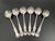 Victorian Holmes & Edwards Pearl 1898 Silverplate Round Bowl Gumbo Soup Spoons - Set of 6 For Sale - Image 3 of 9