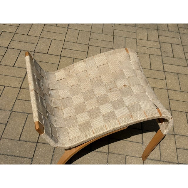 Wood Set of Lounge Chair and Ottoman by Bruno Mathsson, 1970s For Sale - Image 7 of 10