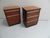 Wood Mid-Century Mahogany Filing Cabinets, 1950s, Set of 2 For Sale - Image 7 of 13