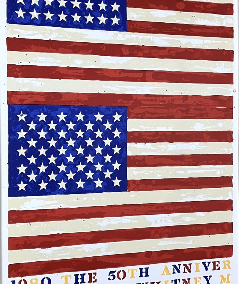 Jasper Johns Two Flags 1980 Original 50th Anniversary of the