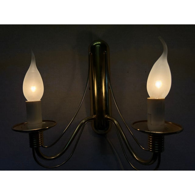 Double Wall Lamp attributed to E. R. Nele for Temde, 1960s For Sale - Image 14 of 18