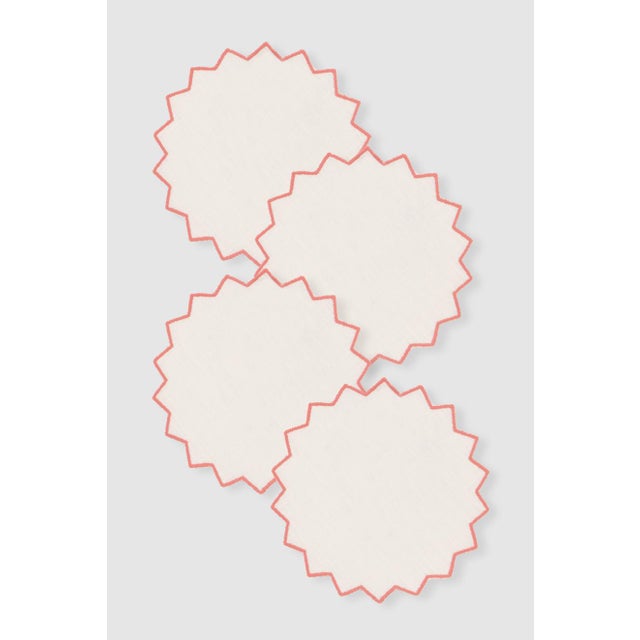 Coasters in 100% highest linen quality. Made in Spain by our craftspeople since 1880. Labeled by Maker,Labeled with...